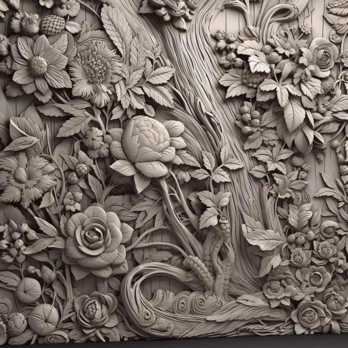 Patterns and decorations (stl linework 1, PATTERN_801) 3D models for cnc